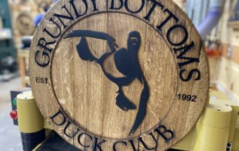 'Company Logo' Barrel Head