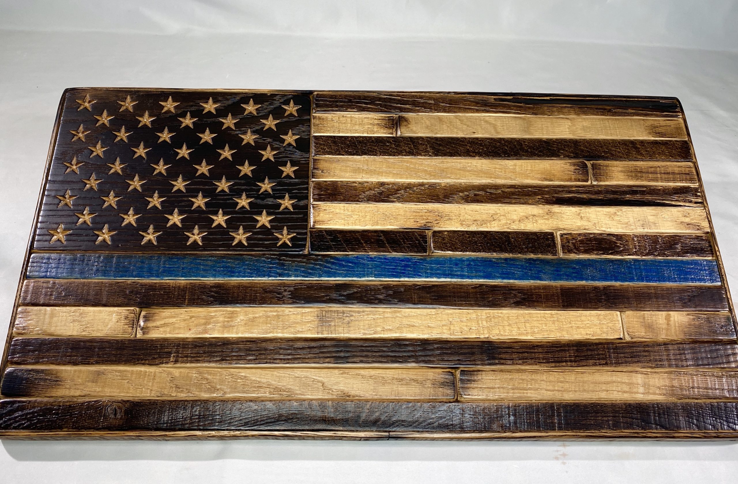 'Thin Blue Line' American Flag - Image 9