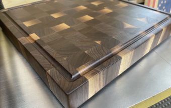 Square End Grain Cutting Board (2"x16"x16")