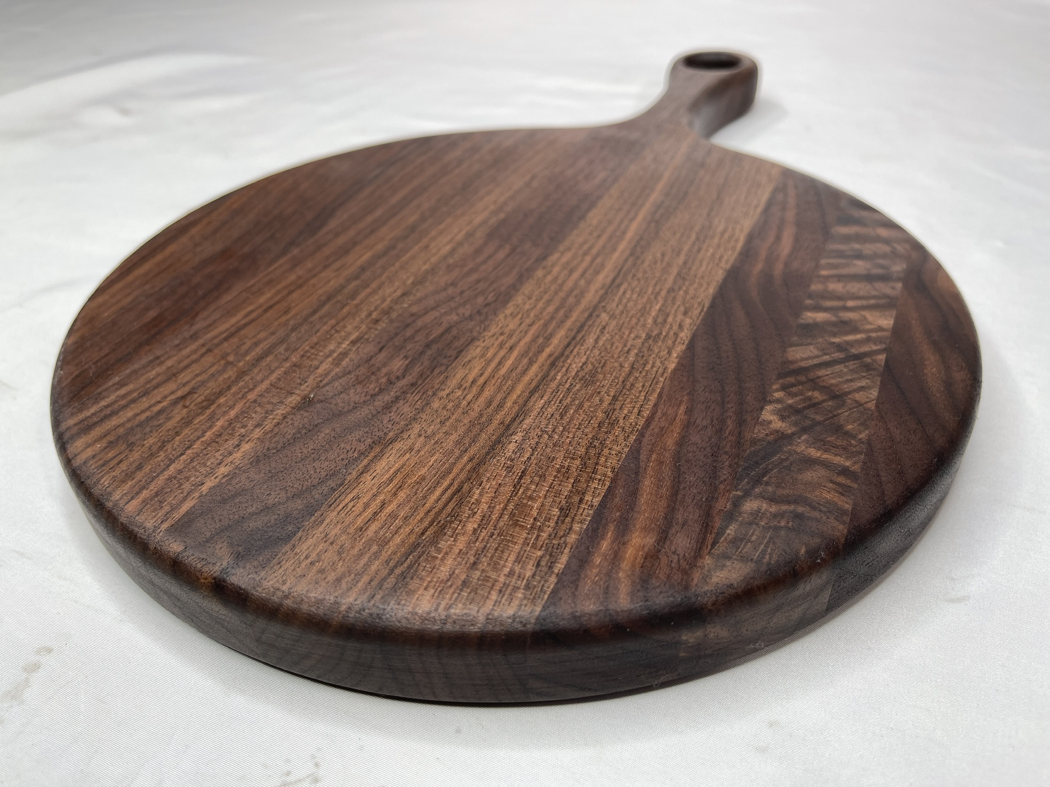 Round Walnut Bread Board