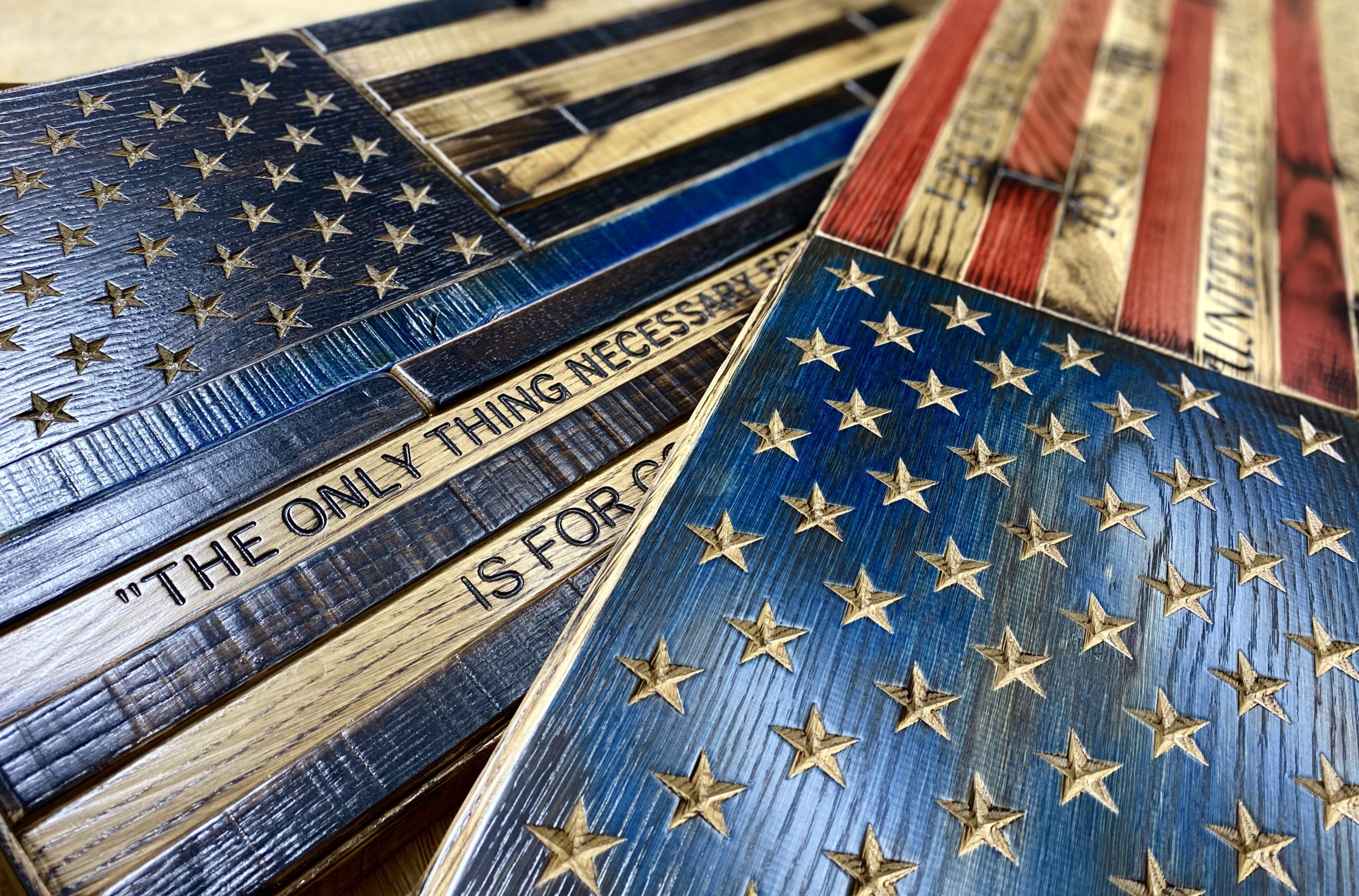 'Thin Blue Line' American Flag - Image 13