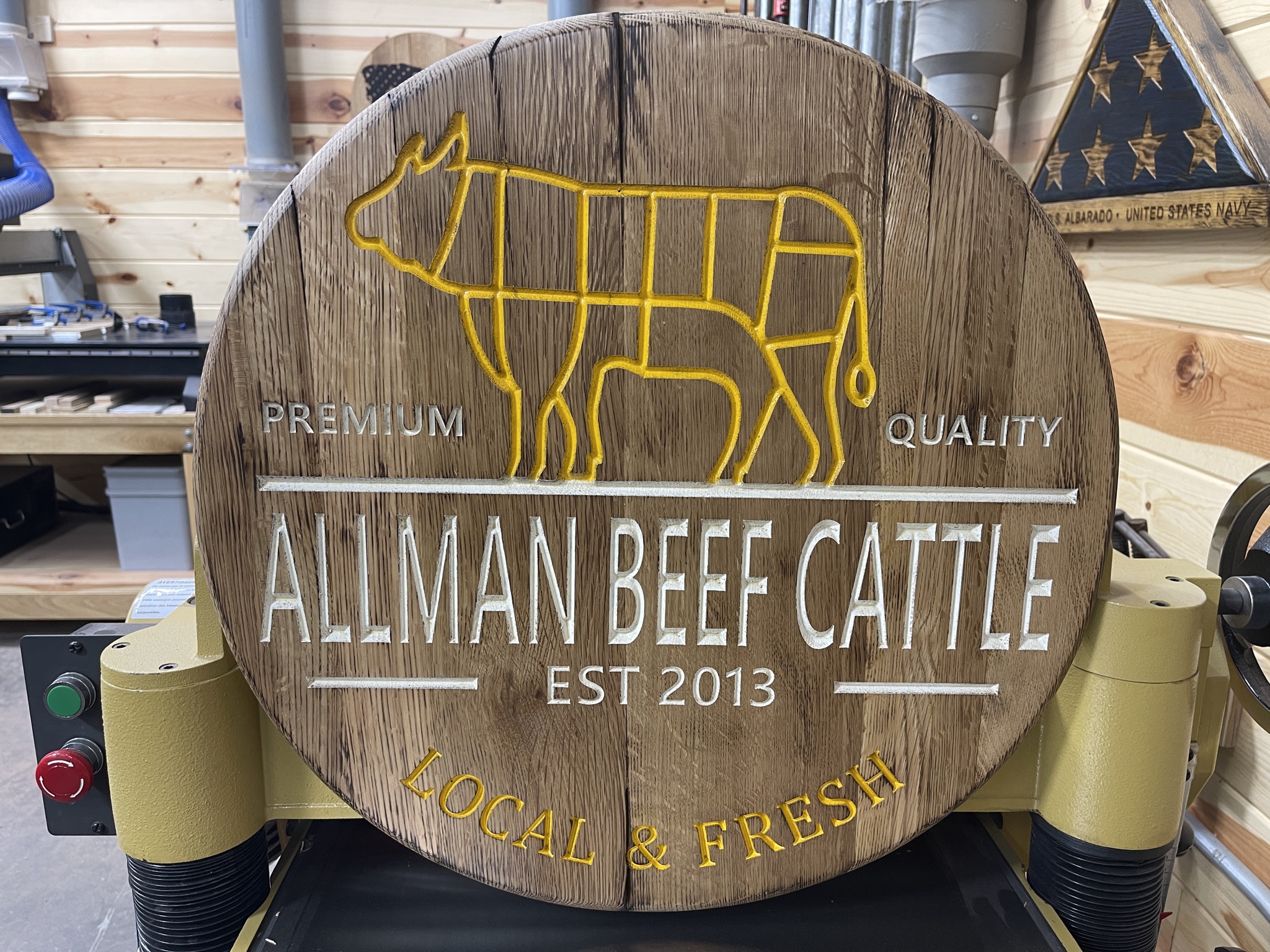 'Company Logo' Barrel Head - Image 14