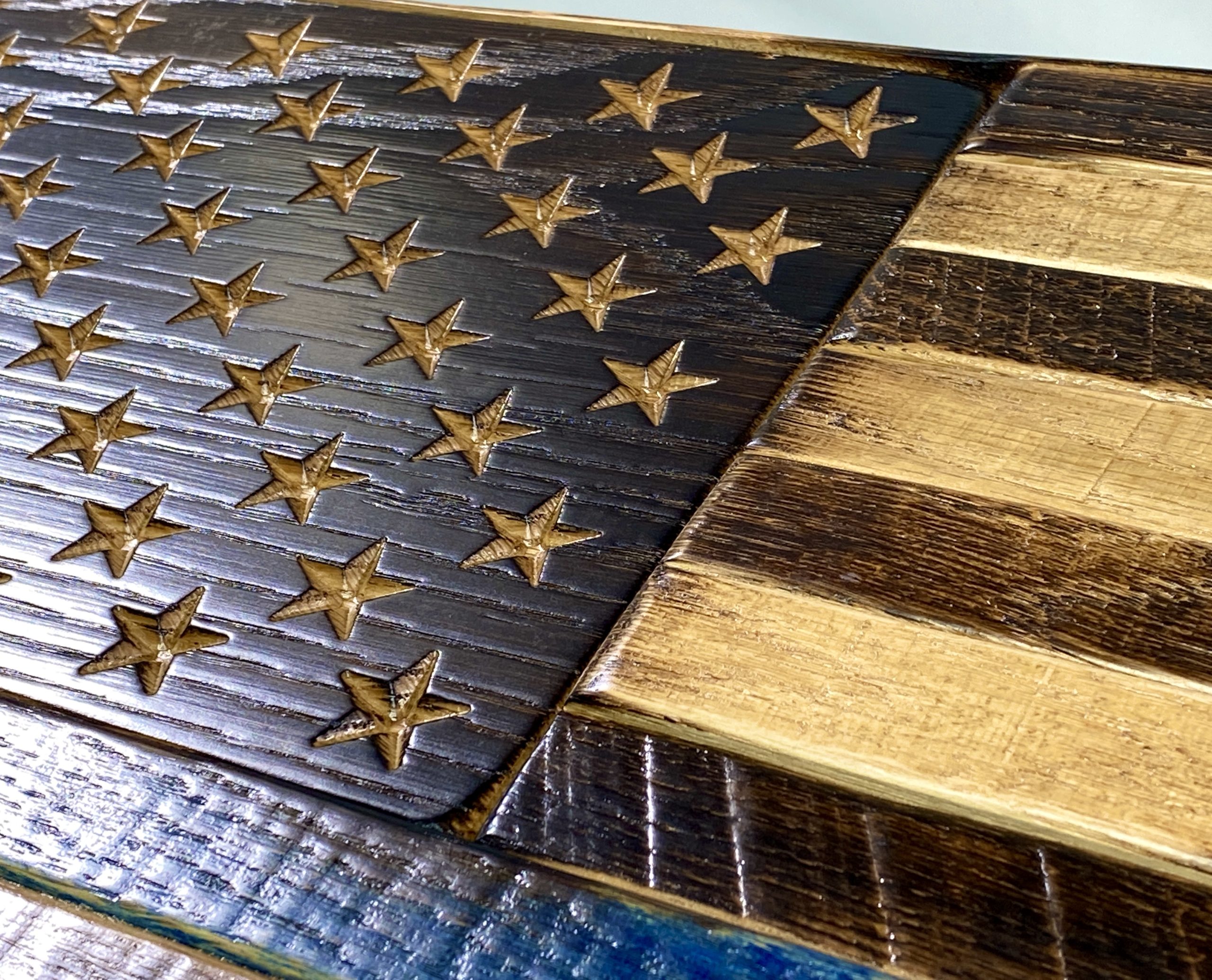 'Thin Blue Line' American Flag - Image 18